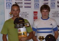 finalisté turnaje - Honza Suchý a Lukáš Turoň
